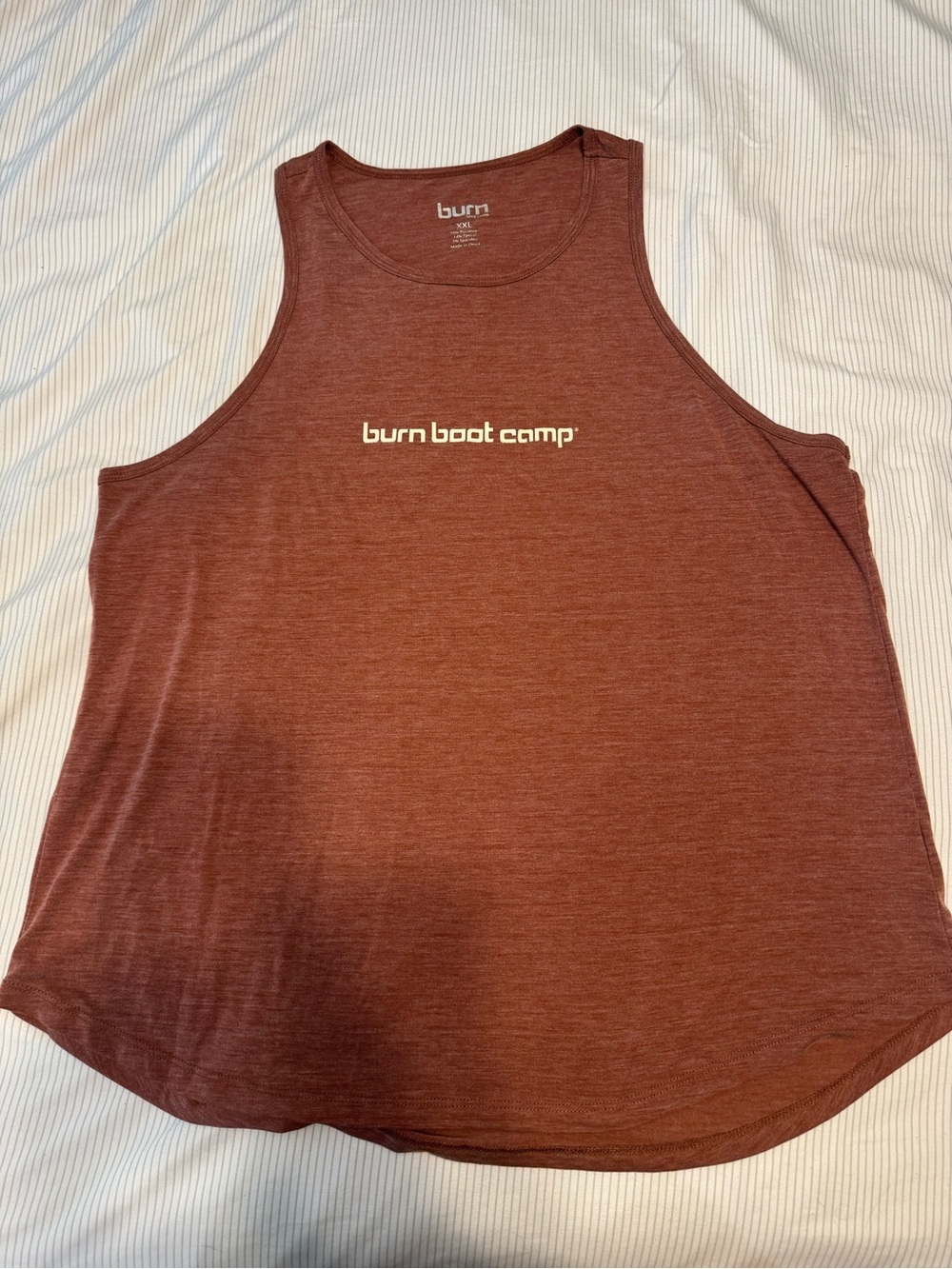 Burn Boot Camp Workout Tank - XXL